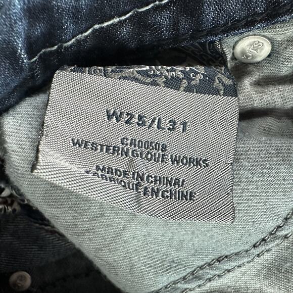 Silver Jeans Suki Super Skinny Jeans Womens 25 Dark Wash Stretch Denim - Picture 9 of 15